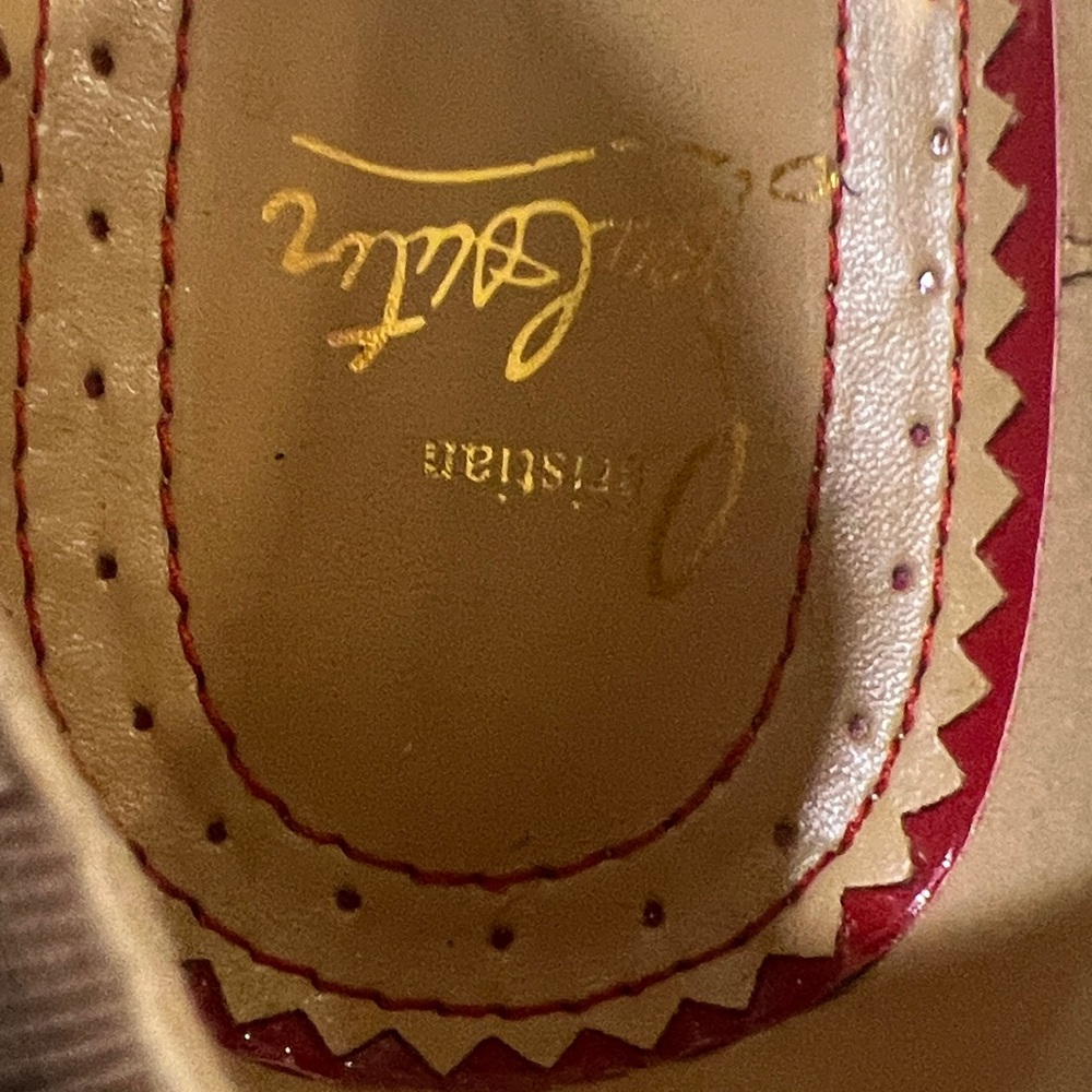 Christian Louboutin Sparkling Loafers - Gold, unisex, BRAND NEW. EU SIZE 38 - Picture 9 of 12